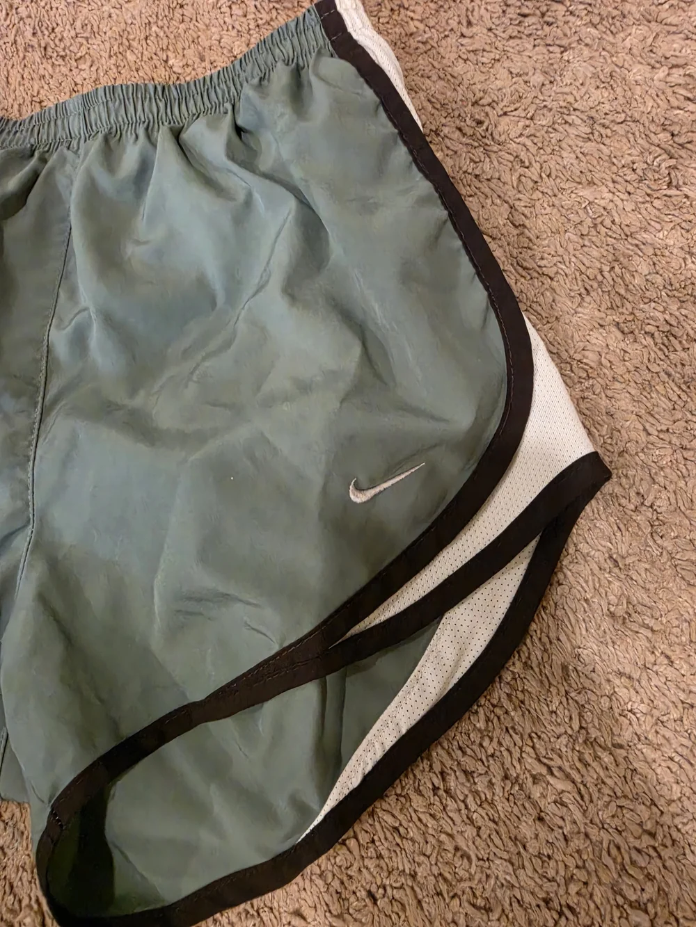 Nike Dri-FIT Green Athletic Running Shorts